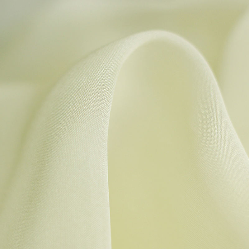 Multicolor Plain Dyed 100% Pure Silk Chiffon Fabric Customizable Width 6/8mm Sil